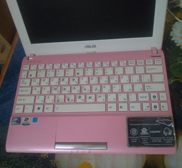 Нетбук Асус, 2012 г , бу, рабочий