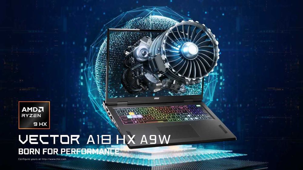 MSI VECTOR A18 AMD Ryzen 9 9955HX  озу32гб 2T ssd Nvidio RTX 5080