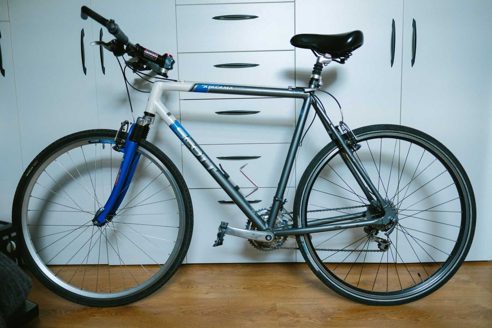 Bicicleta Scott Atacama Pro - roti 28" , Full LX, , 3x9 viteze , trekking-bike cu piese foarte bune