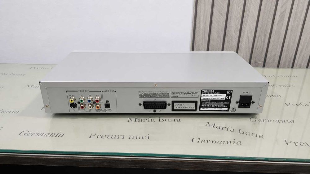 Toshiba SD-316E DVD Player DTS Dolby Digital