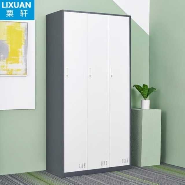 Locker shkaf / shaxsiy buyumlar uchun xavfsiz metall shkaf