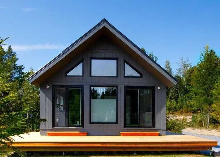 Vand casa modulara pe structura de metalica 8m x 12m