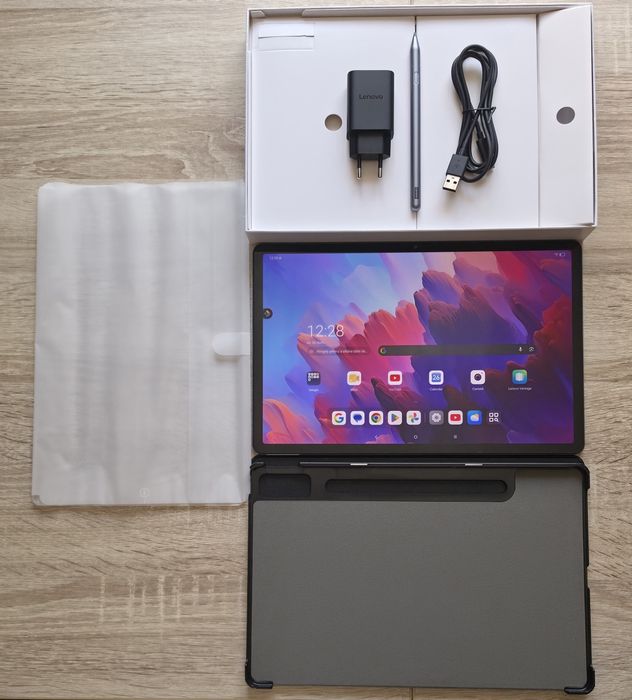 Lenovo Tab P12 8 GB RAM / 128 GB + Pen + Husă + Încărcător original + Ambalaj original al produsului  |  Stare impecabilă