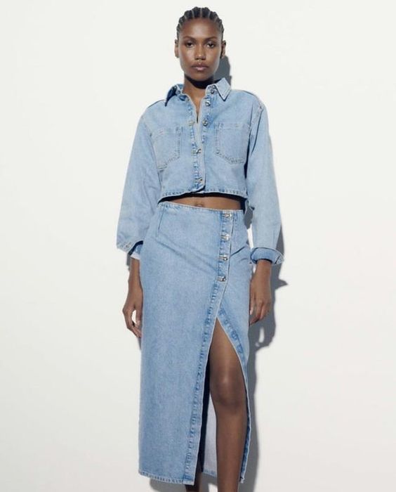 Джинсовая юбка Zara