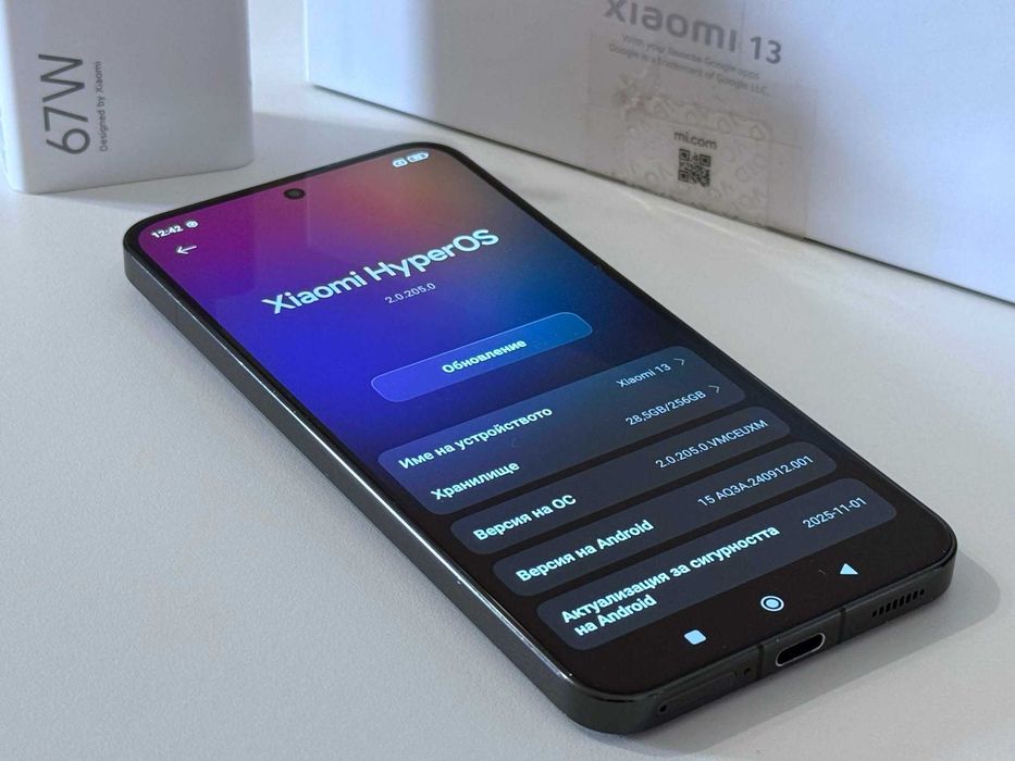 Бартер! Xiaomi 13 256/8GB Black (Черен)