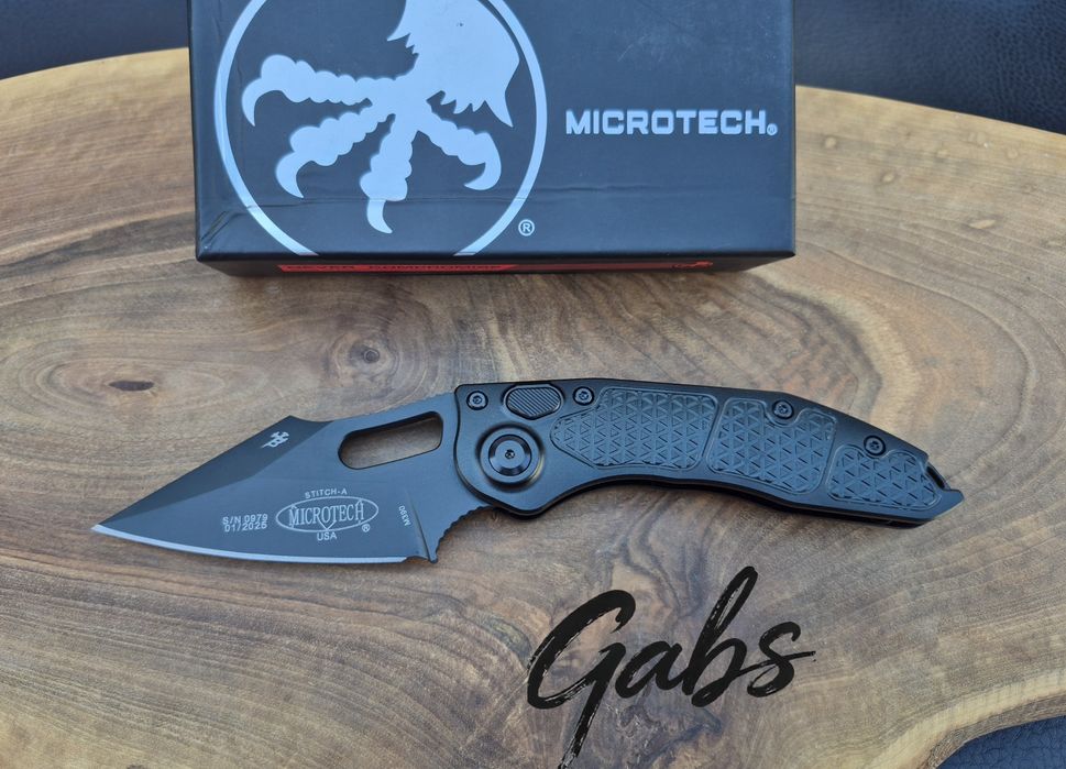 Автоматичен нож Microtech/Borka  Stitch OTS AUTO 169-1,Apocalyptic Black