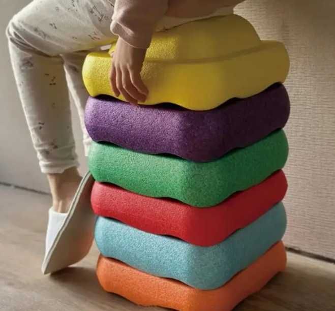 Цветни баланс камъни Stepping Stones - 3 или 6 части