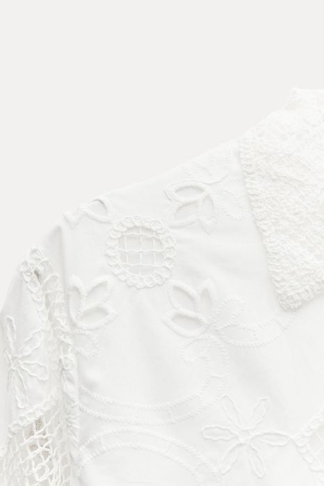 Rochie brodata Zara limited edition