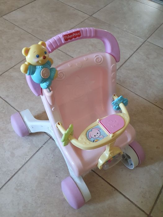 Музикална проходилка/ Количка за кукли Fisher price