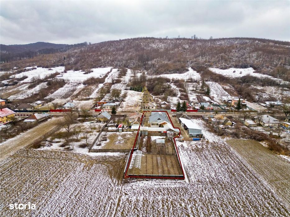 Casa P+M, teren 1500 mp + Afacere de Vanzare, com. Blagesti