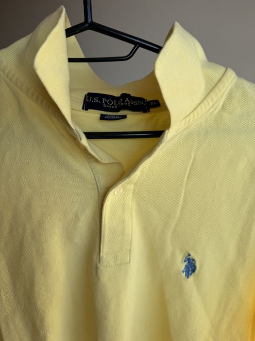 Жълта Поло тениска Uspa