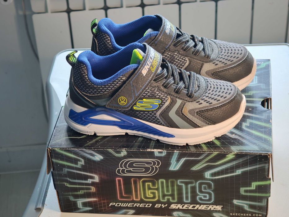 Adidași Skechers Lights copii cu luminițe, mărimea 30