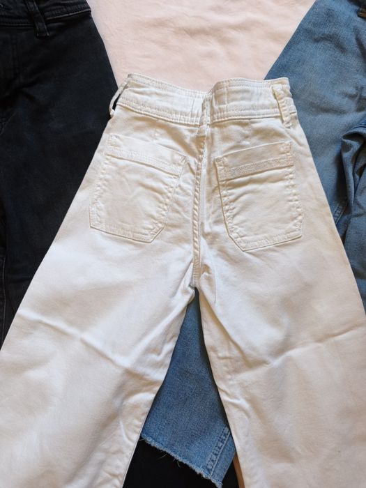Zara 116 дънки широк крачол