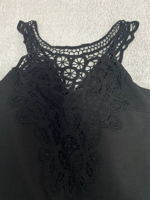 Дамски черен гащеризон