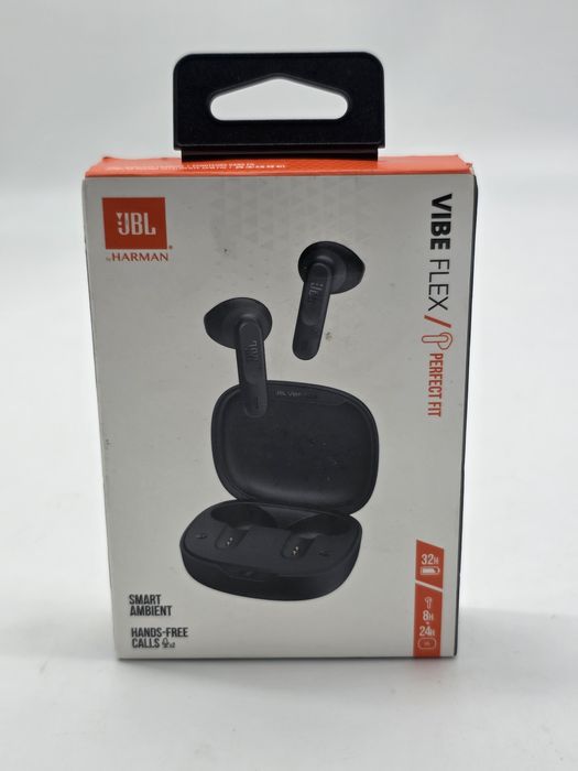 Casti Wireless, JBL, Vibe Flex, Bluetooth, Autonomie 8h, 9.5dB, Negru, SIGILAT