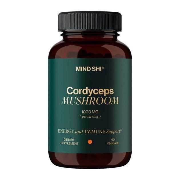 Кордицепс 1000мг 60 капс Mind Shi Organic Cordyceps Extract