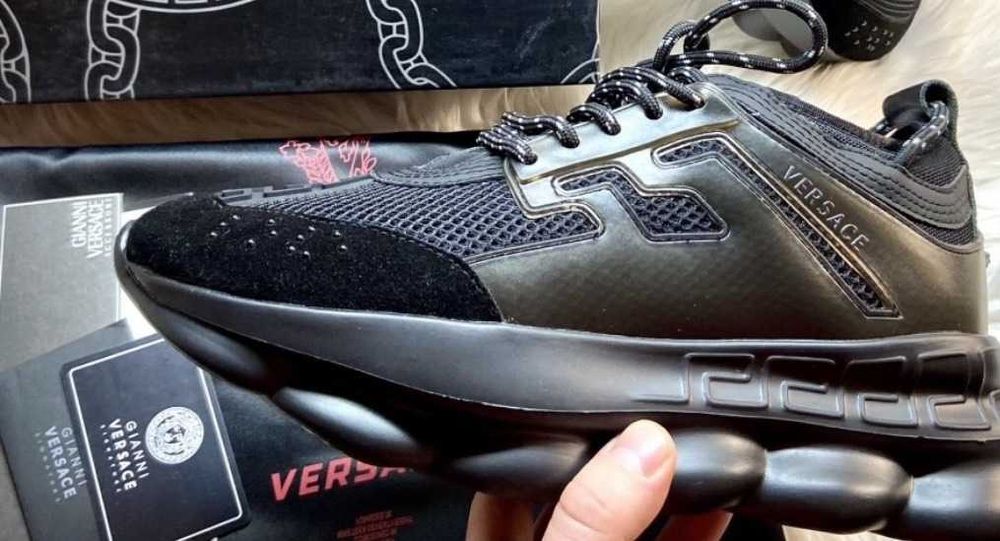 Adidasi Versace Tripple Black