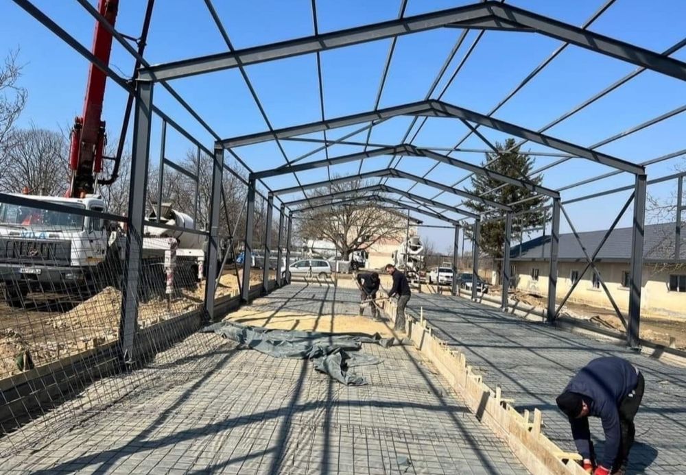 Vand hala structura metalică cu montaj sau fara