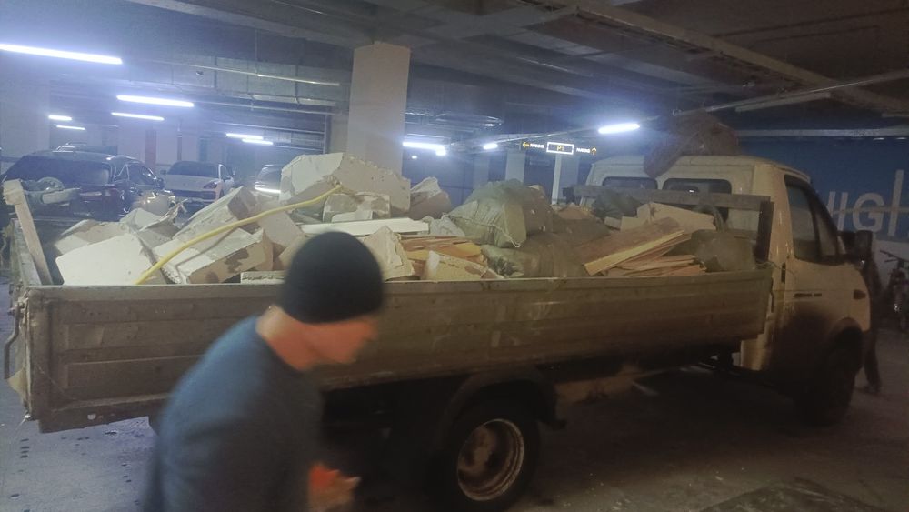 Открытый газель вывоз мусора недорого