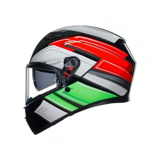 КАСКА AGV K3 - Wing Black/Italy