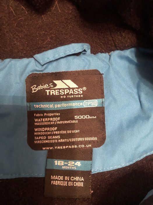 Комплект куртка и теплые брюки