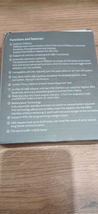 OBD USB Диагностика форд и мазда