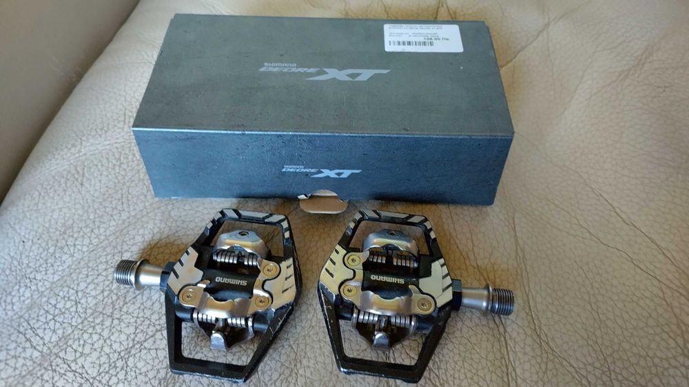 Педали Shimano Deore XT PD-8120 SPD + парчета