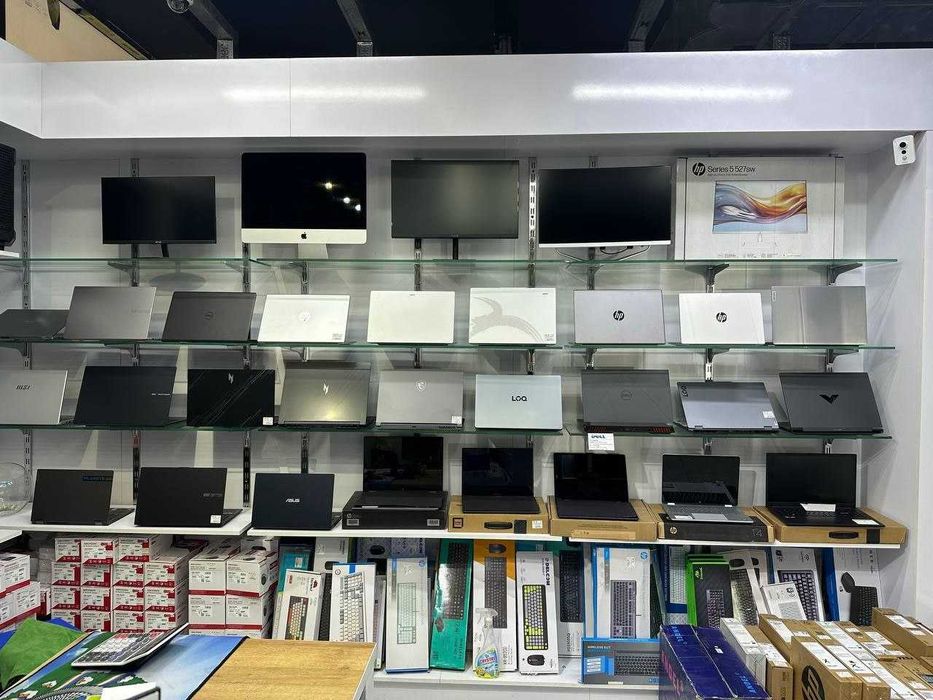 Noutbuklar HP, Acer, Asus, Lenovo, Dell, Huawei