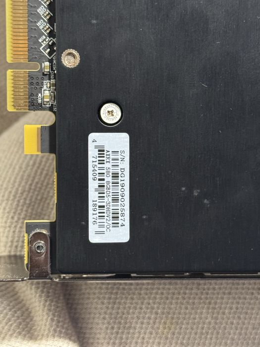 Видеокарта GPU AMD Radeon RX580 8gb