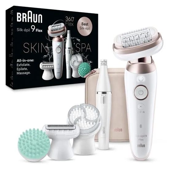 Эпилятор Braun Silk-epil 9 Flex SkinSpa 9-681 3D,
