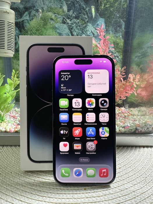 Продам iPhone 14 Pro 256 GB в цвете Deep Purple.