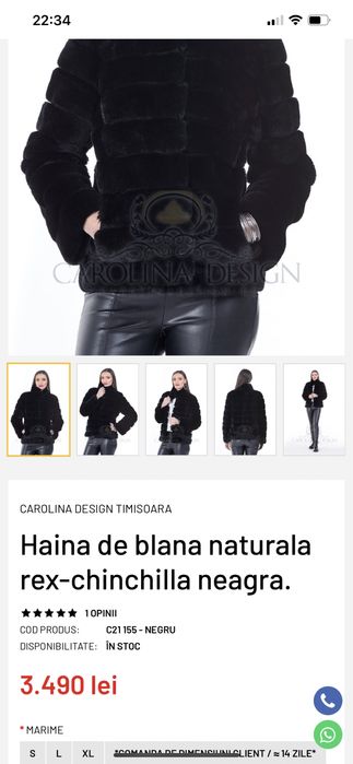 Vand Haina de blana naturala rex-chinchiIla