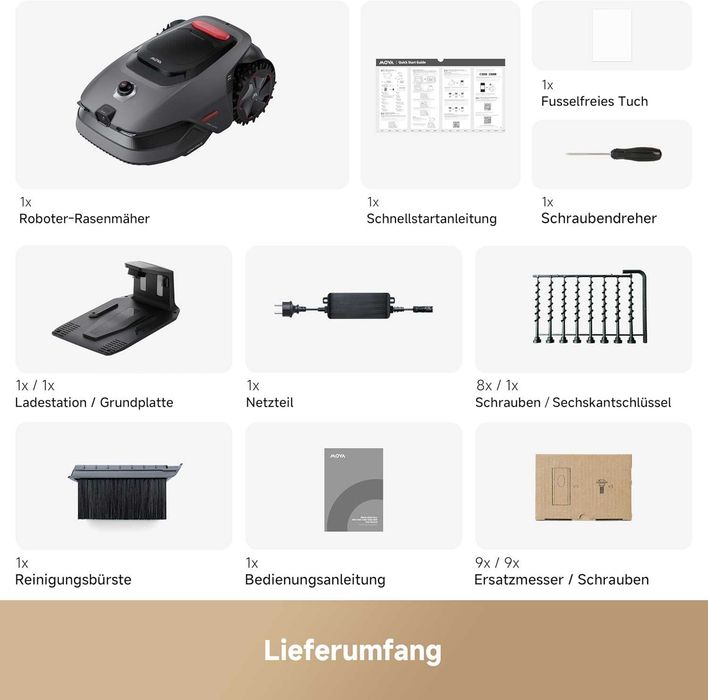 Нов Робот за Косене на Трева Mova LiDAX Ultra 800 - 800 м², 2 години Гаранция, 3D LiDAR, Без Периферен Кабел