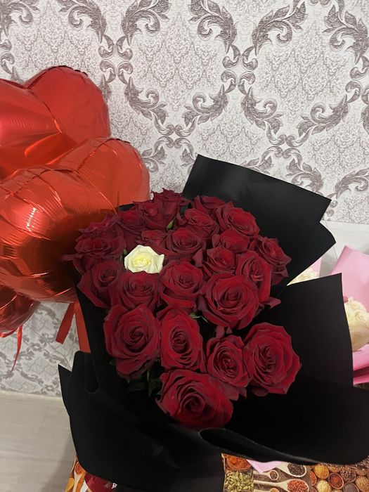 свежие цветы 25 шт