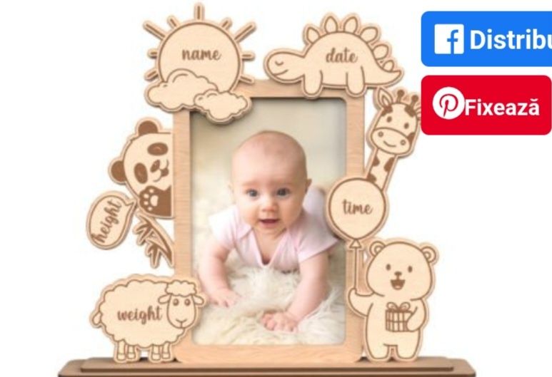 Rame foto bebelusi personalizate