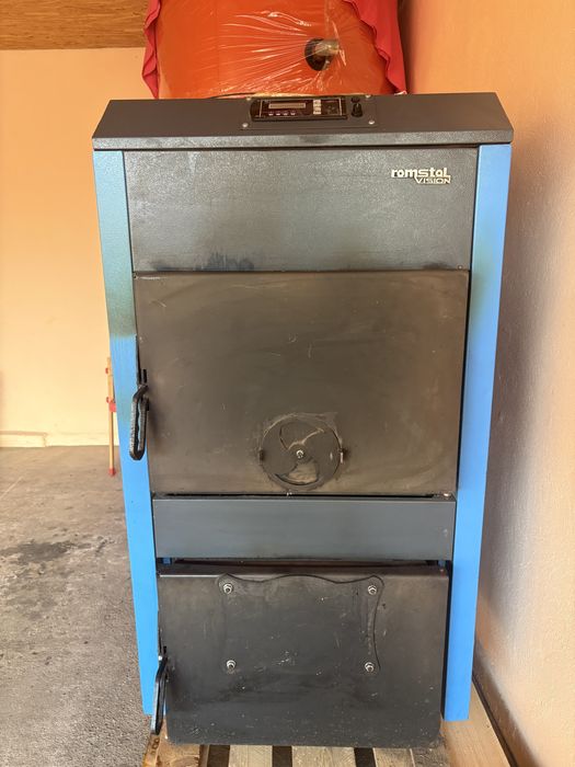 CENTRALA COMBUSTIBIL SOLID 45 kw + PUFER 1000 l FERILI