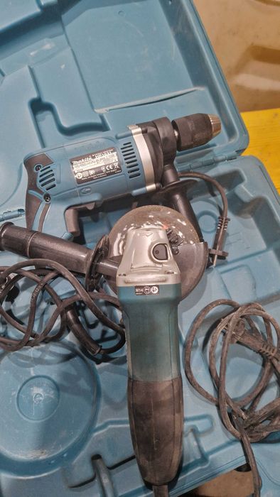 Set polizor unghiular Makita GA5030 + Masina de gaurit HP1631