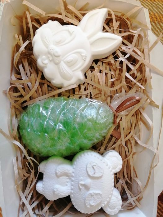 Наборы для творчества из гипса +мыло