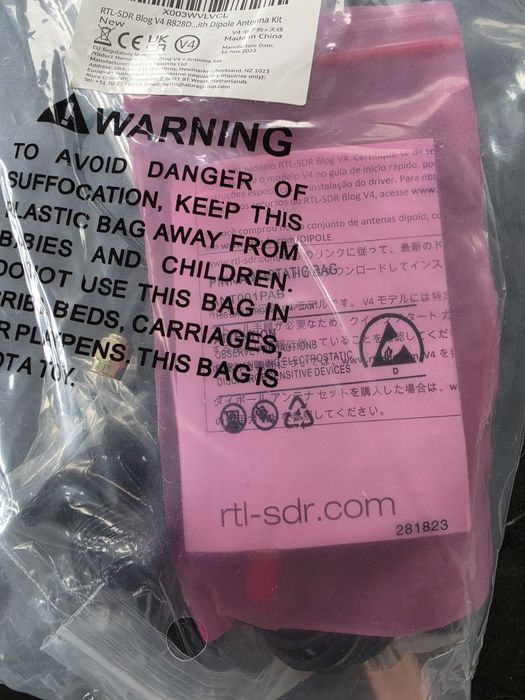 RTL-SDR Blog V4 ORIGINAL R828D rtl2832U 1ppm tcxo