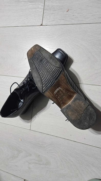 Pantofi barbatesti piele Catali Shoes, negri