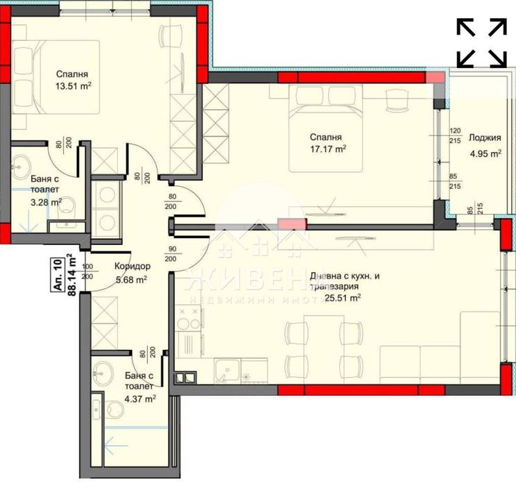 Продавам 3-стаен апартамент, в строеж, кв. Аспарухово