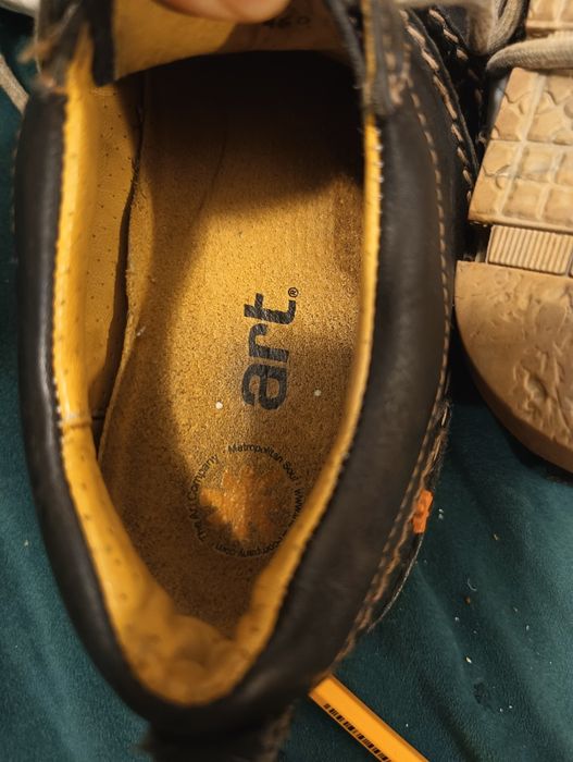 Pantofi ART piele naturala groși de iarna nr43