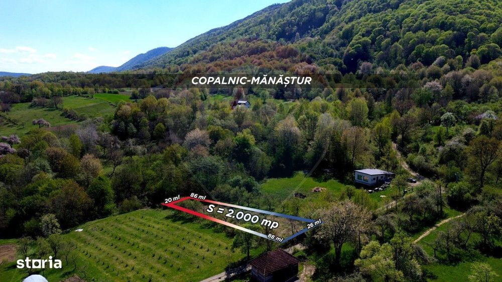 Teren intravilan aproape de padure Copalnic Manastur