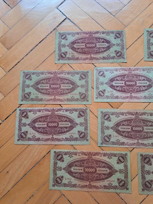 10 Bancnote 10000 Pengo