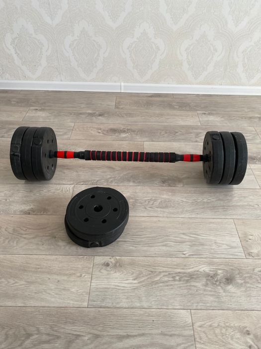 Продам гантели и блин