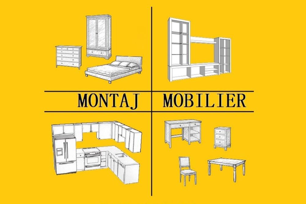 Montez mobilier, corpuri de iluminat, etc
