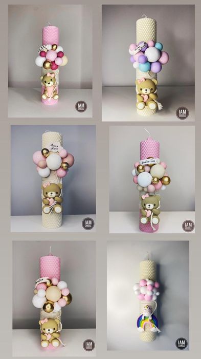 Lumanari botez personalizate!