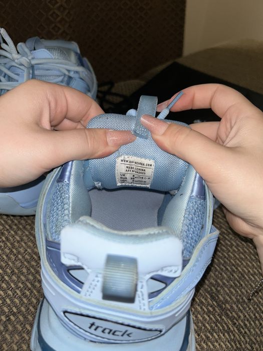 Balenciaga Track baby blue