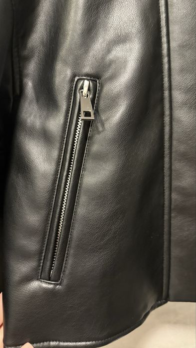 Косуха Куртка mango кожаная