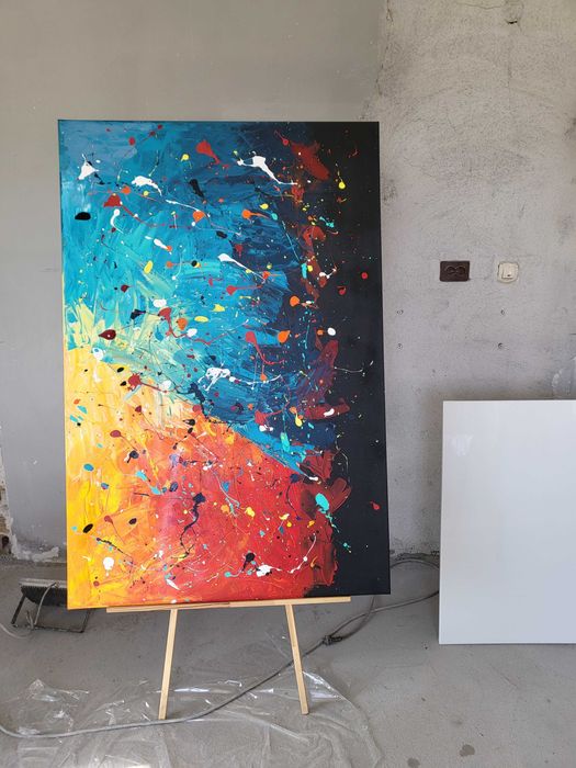 Картина абстрактна 150/100см